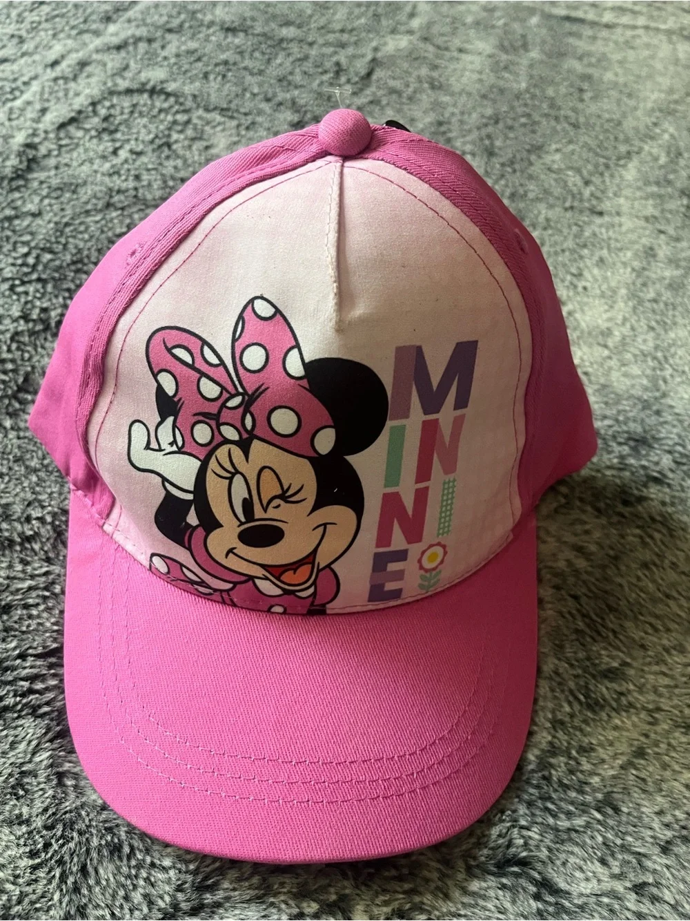 Disney Pink Minnie Mouse Kids Cap